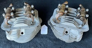 1948 Harley Davidson FL FLH Panhead Heads OEM - Picture 1 of 13