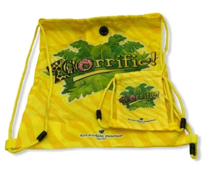 Build A Bear Workshop Factory ¡Zoorific amarillo! Paquete mochila bolsa con cordón - Imagen 1 de 4