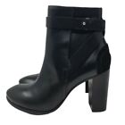 COSTUME NATIONAL Leather Heeled Ankle Boots - Black - UK 5.5/ EU 38.5 - £460