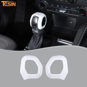 Cubierta decorativa perilla de cambio de marchas para Ford Bronco 2021-2023 accesorios blancos - Imagen 1 de 10
