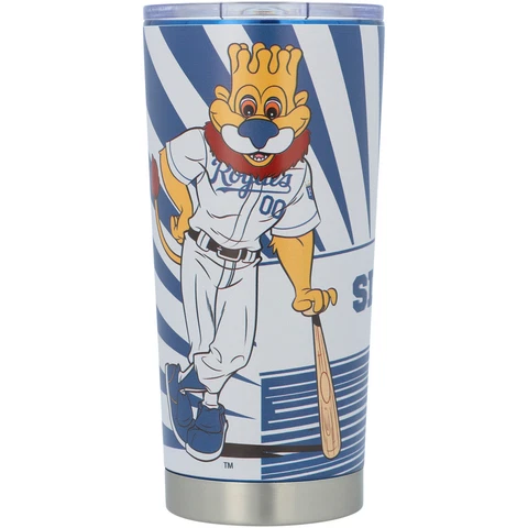 Kansas City Royals 20oz. Stainless Steel Mascot Tumbler Cover
