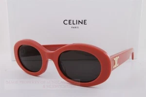 Brand New CELINE Sunglasses CL 40194U 72A Brick/Dark Gray For Women - Foto 1 di 7