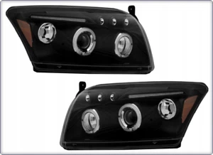 2x SCHEINWERFER HAUPTSCHEINWERFER FÜR DODGE CALIBER 2006 - 2011 H1 L E D - Bild 1 von 3