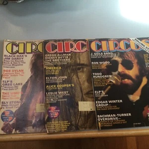 Circus Magazine Lot of 3- 1974 Peter Wolf Greg Allman Jim Dandy Todd/Pete Poster - Picture 1 of 13