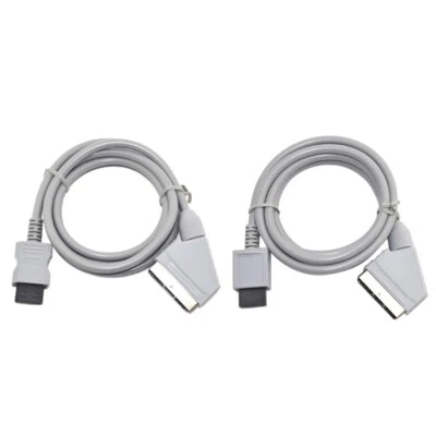 Great Performance RGB Scart Video TV AV Cord Cable for Wii-U Video Game - Image 1 of 4
