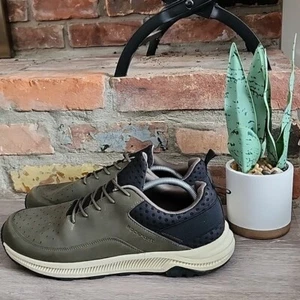 Rockport Herren Leder Colton Schnürschuh Freizeit Sneaker Schuh Olivgrün Größe 13 - Bild 1 von 12