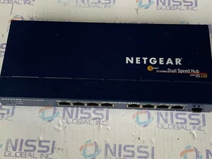 NETGEAR DS108 8PORT 10/100 Mbps DUAL SPEED HUB - Picture 1 of 4