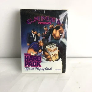 Camel Presents The Hard Pack 2 Mazos Nuevas Selladas 1991 Camel Poker Cartas de Juego - Imagen 1 de 7