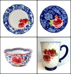 Taza de plato de cena floral Pioneer Woman Heritage plato de ensalada plato de cereal *Tú eliges - Imagen 1 de 24