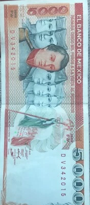 5000 Pagara Cinco Mil Pesos A La Vista Al Portador 19 JUL 1985 Foto 1 de 2