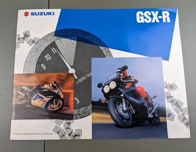 1989 铃木 GSK-R 摩托车广告销售手册原版 — 第 1/4 张图片