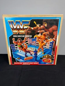SEALED BOX Vintage 1990 Hasbro WWF Official Wrestling Ring New In Box! - Bild 1 von 11
