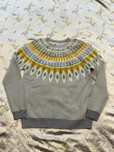 Tabitha Webb Pullover Lammwollmischung Fair Isle Crew Large - Bild 1 von 7