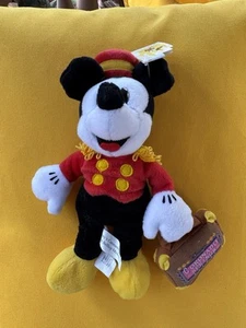 Disney Store Peluche Bean Bag Coronado Springs Resort Bellhop Topolino 9 pollici - Foto 1 di 3