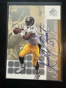 Kordell Stewart 2000 SP Authentic SIGN OF THE TIMES AUTO On Card AUTOGRAPH - Bild 1 von 3