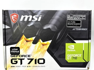 Graphics Card MSI Gaming GeForce GT 710 2GB GDRR3 (NEW W/Box) - Image 1 of 4