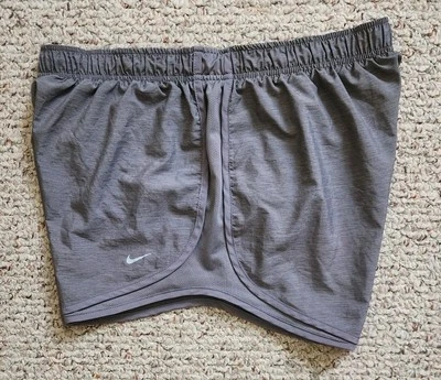 Nike Womens Tempo Dri-Fit Running Shorts DV4487-067 Size XL Gray EUC  - Image 1 of 4
