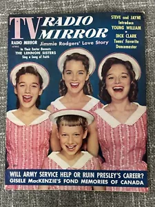 1958 TV-Radio Magazine Lennon Sisters Cover Vintage Ads Stories Photos April - Imagen 1 de 13