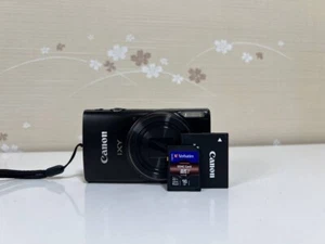 Canon IXY 650 Power Shot Black 20.2MP Compact Digital Camera JAPAN with SD card - Picture 1 of 10