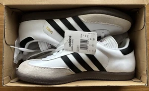 ADIDAS SAMBA CLASSIC Men’s - White/Black - US 11.5 UK 11 New With Box - Picture 1 of 5