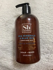 SB - Soapbox Sea Minerals and Blue Iris Liquid Hand Soap￼ - Picture 1 of 4