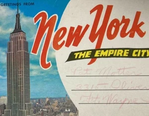 Vintage 1960er New York City Souvenir Postkarten Ordner Pre-Twin Towers - Bild 1 von 8