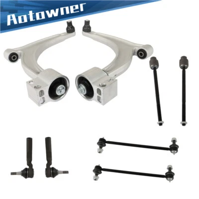 For 2004-2012 Chevy Malibu 8pcs Lower Control Arm Ball Joint Sway Bar Link Kit - Image 1 of 4
