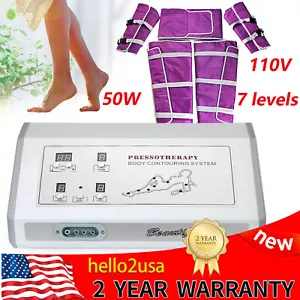 Air Pressure Slimming Suit Pressotherapy Body Contouring Weight Loss SPA Machine - Picture 1 of 12