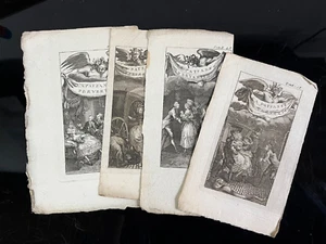 Rétif de la Bretonne / La Paysanne Pervertie - Lot de 4 Gravures XVIII - 13x8cm - Imagen 1 de 5