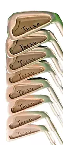 Sounder Triad Iron Set 3-PW Men's RH Brunswick Regular Steel 5i/37.5" Nice Grips - Picture 1 of 15