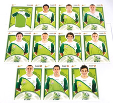 2009-10 SELECT A-LEAGUE TRADING CARD FULL BASE TEAM SET NORTH QLD FURY (11)