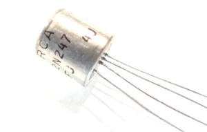 RCA 2N247 GERMANIO PNP TRANSISTOR TO7 PIEZA ORIGINAL RCA, PEDAL FUZZ - Imagen 1 de 6