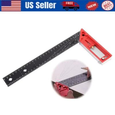 High Precision Positioning Marking Angle Ruler Woodworking Gauge Carpentry