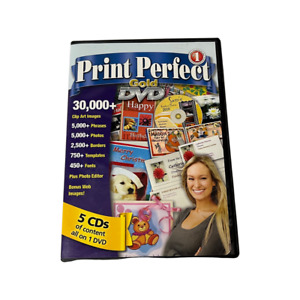 ValuSoft Cosmi Print Perfect Gold DVD 30,000+ Images Desktop Publishing Clip Art