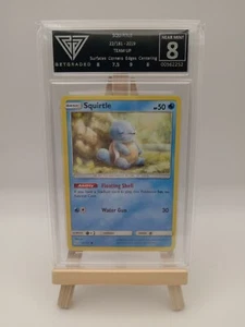 Pokémon Karte Squirtle 22/181 Sonne und Mond Team Up 2019 Get Graded 8 NOT HOLO - Bild 1 von 2