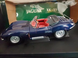 Autoart 1/18 Scale Model Car 73510  - 1956 Jaguar XKSS - Blue - Picture 1 of 8