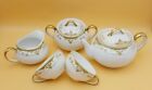 Vintage NORITAKE MORIMURA 7 pcs. Tea Set (Teapot, Creamer & Sugar Dish, 2 Cups)