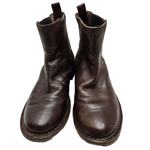 Stivaletti UGG Australia da donna in pelle misura 7 5 marrone caraby shearling 1003671