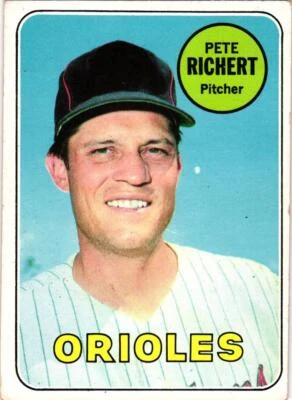 1969 Topps #86 Pete Richert - Image 1 of 2