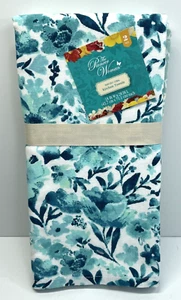 Pioneer Woman Painterly Floral Kitchen Towels Blue Turquoise Set of 2 NWT - Picture 1 of 4