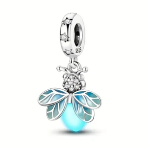 Charms Anhänger - Glow in the dark - silber 925 - passend für Pandora u.a. - Bild 1 von 2