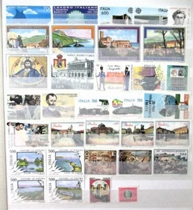ITALIA Repubblica MNH annata 1987 completa con alto valore - Picture 1 of 1