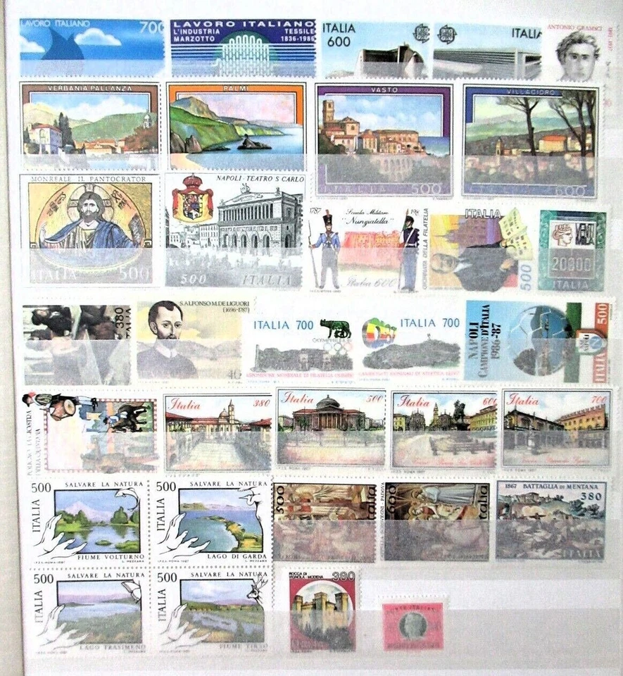 ITALIA Repubblica MNH annata 1987 completa con alto valore Foto 1 de 1