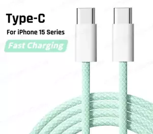 USBC (Type-C) to USBC Fast Charger Cord cable For Apple or Multipurpose - Picture 1 of 9