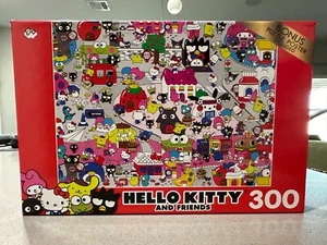 Hello Kitty and Friends 300 Piece Jigsaw Puzzle 18” x 24” RoseArt - Picture 1 of 3