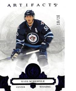 2017-18 Artifacts Purple #41 Mark Scheifele /20 - Picture 1 of 2
