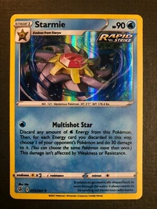 Pokémon - Starmie 053/264 HOLO Fusion Strike Rare NM Pack Fresh! - Picture 1 of 6