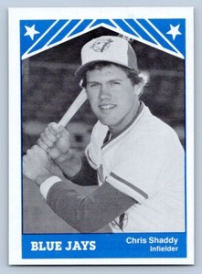 Chris Shaddy 1983 TCMA Knoxville Blue Jays