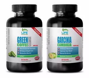 antioxidant with vitamin - GREEN COFFEE CLEANSE – GARCINIA CAMBOGIA COMBO 2B - g - Picture 1 of 12