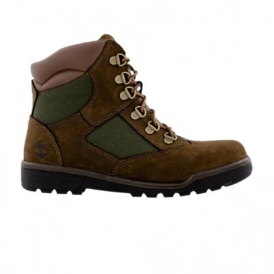 Timberland 6” BOTA DE CAMPO CARNE BRÓCOLI NIÑOS ESCUELA PRIMARIA JUNIOR NUEVO MARRÓN OLIVA Foto 1 de 4